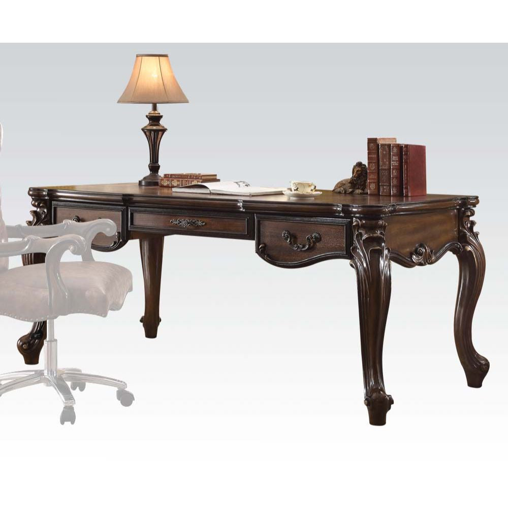 ACME 92280 Versailles Executive Desk (Leg), Cherry Oak  2