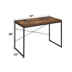 ACME 92396 Bob Desk, Weathered Oak