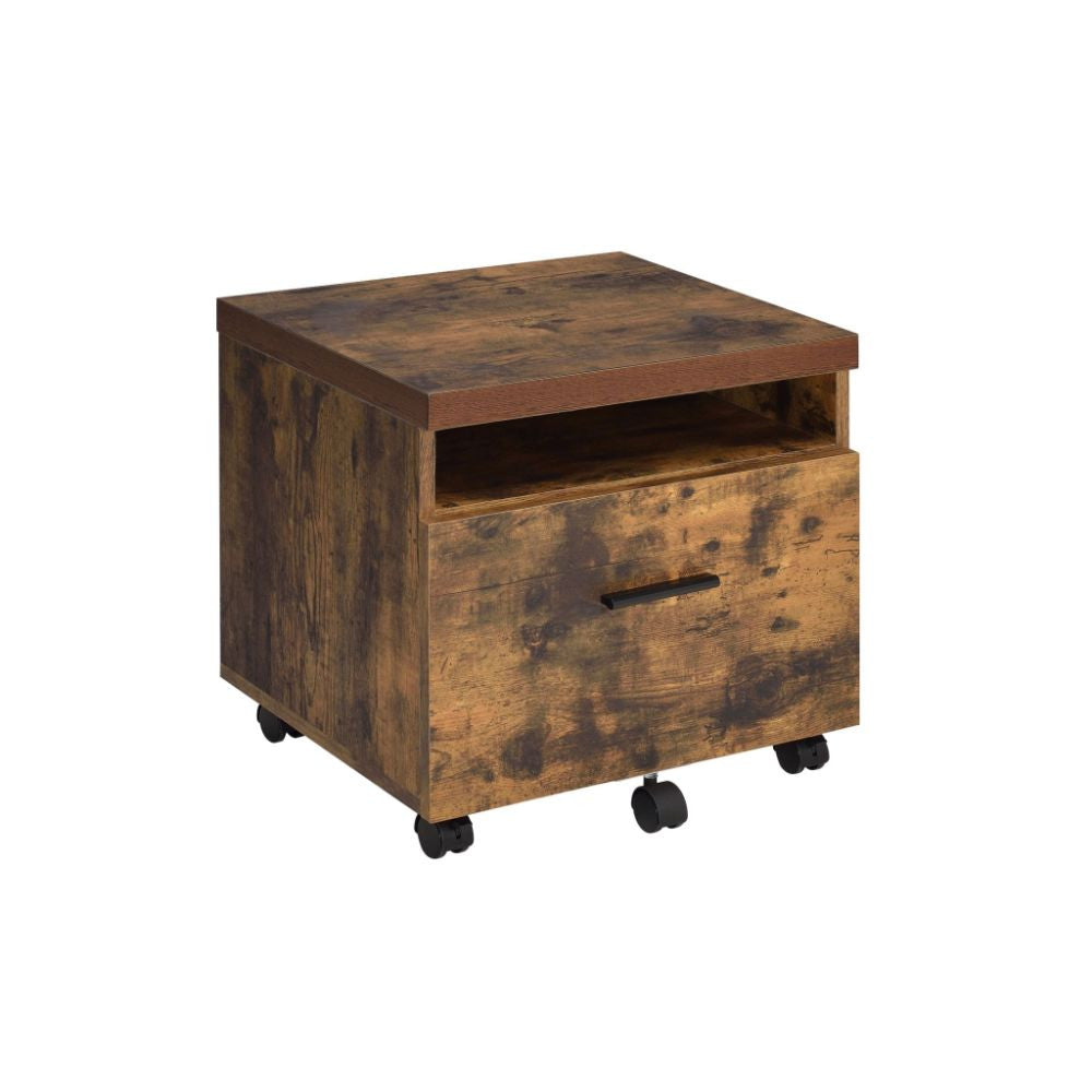 ACME 92398 Bob File Cabinet, Weathered Oak
