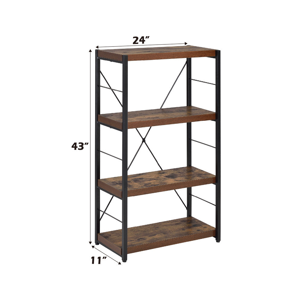 ACME 92399 Bob Bookshelf, Weathered Oak