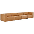 Modway EEI-4793 Mingle 4-Piece Vegan Leather Sectional Sofa