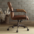 ACME 92414 Harith Executive Office Chair, Retro Brown Top Grain Leather