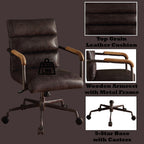 ACME 92415 Harith Executive Office Chair, Antique Slate Top Grain Leather