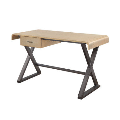 ACME 92424 Danton Desk, Gold Aluminum