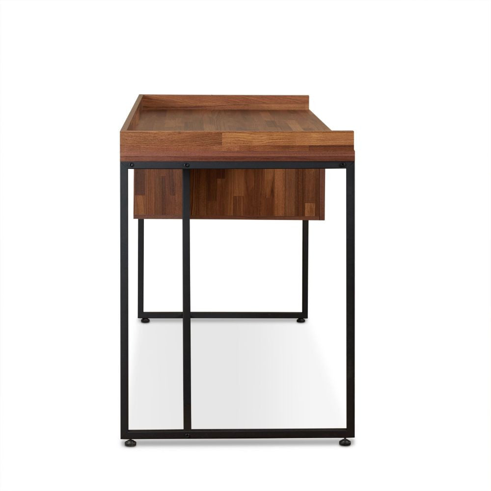 ACME 92445 Sara Desk, Walnut & Sandy Black