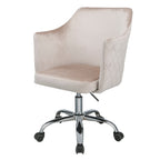 ACME 92506 Cosgair Office Chair, Champagne Velvet & Chrome