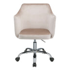 ACME 92506 Cosgair Office Chair, Champagne Velvet & Chrome