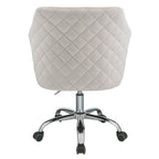 ACME 92506 Cosgair Office Chair, Champagne Velvet & Chrome
