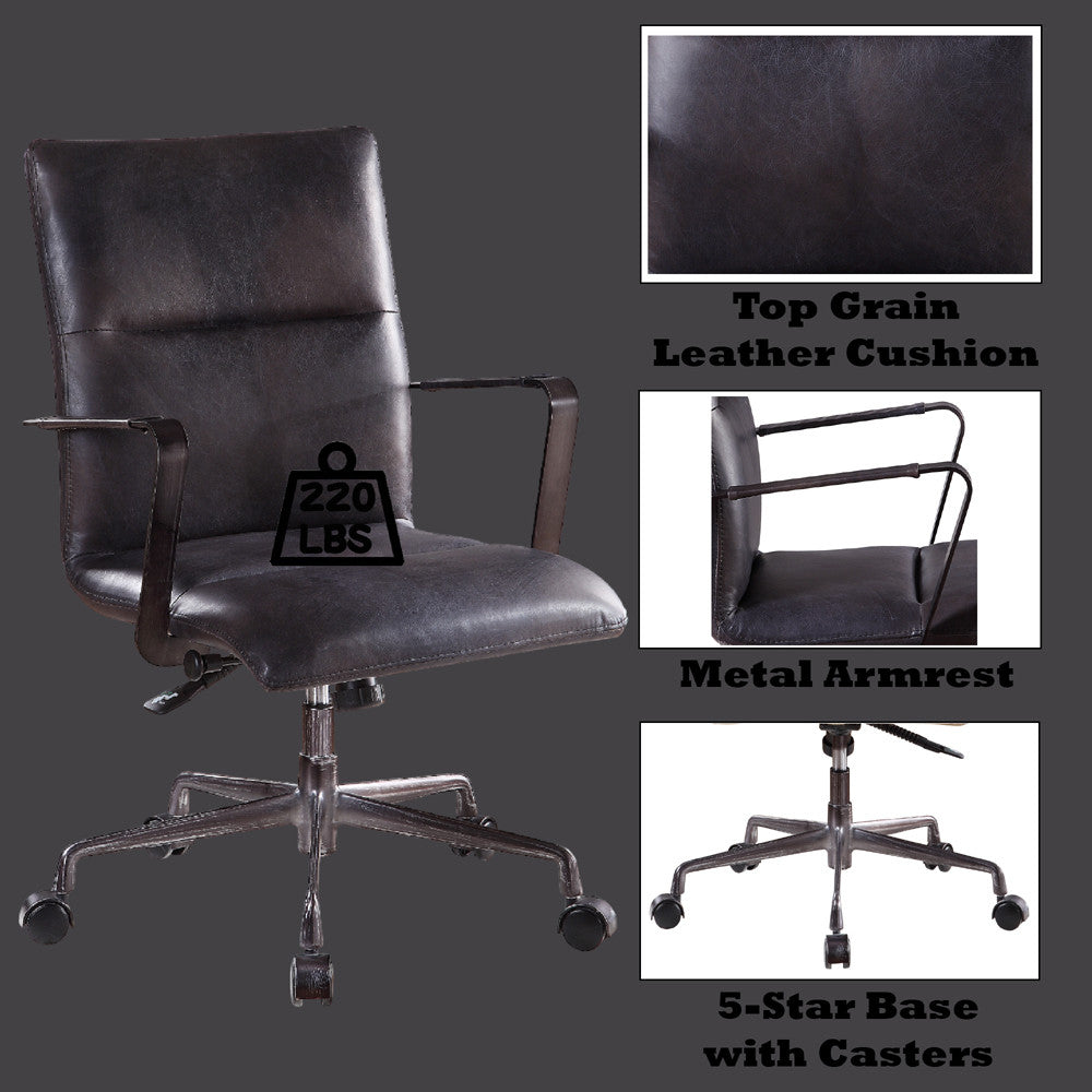 ACME 92569 Indra Office Chair, Onyx Black