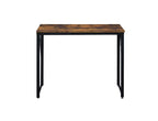 ACME 92600 Zaidin Writing Desk, Weathered Oak & Black Finish  2