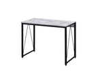 ACME 92604 Zaidin Writing Desk, Antique White & Black Finish