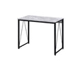 ACME 92604 Zaidin Writing Desk, Antique White & Black Finish