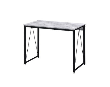 ACME 92604 Zaidin Writing Desk, Antique White & Black Finish