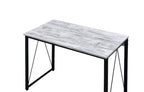 ACME 92604 Zaidin Writing Desk, Antique White & Black Finish  1