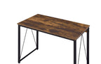 ACME 92605 Zaidin Writing Desk, Weathered Oak & Black Finish  1