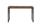 ACME 92605 Zaidin Writing Desk, Weathered Oak & Black Finish  2