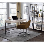 ACME 92670 Wendral Desk, Natural & Black