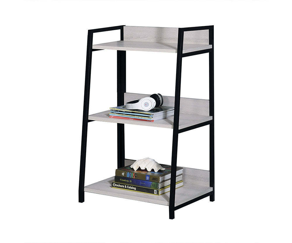ACME 92672 Wendral Bookshelf (3-Tier), Natural & Black  1