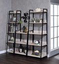 ACME 92673 Wendral Bookshelf (5-Tier, 16"L), Natural & Black