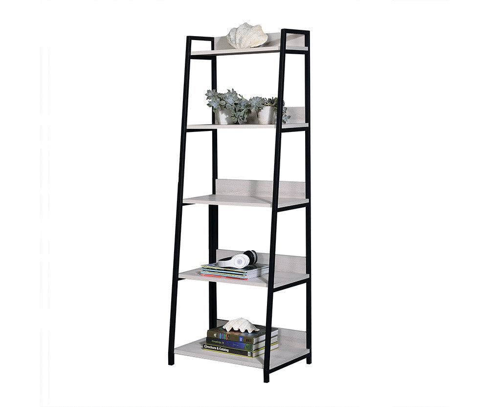 ACME 92673 Wendral Bookshelf (5-Tier, 16"L), Natural & Black  1