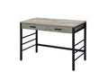 ACME 92720 Disho Built-in USB Port Writing Desk, Light Weathered Oak & Black Finish