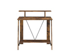 ACME 92730 Nypho Writing Desk, Weathered Oak & Black Finish