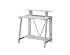 ACME 92732 Nypho Writing Desk, Antique White & Black Finish