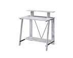 ACME 92732 Nypho Writing Desk, Antique White & Black Finish