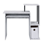 ACME 92762 Lyphre Computer Desk, Antique White & Black Finish