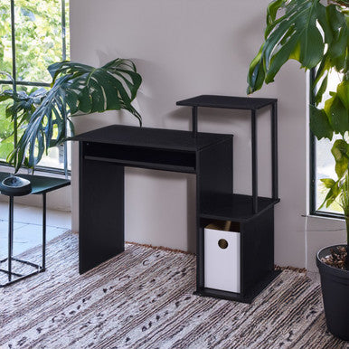 ACME 92764 Lyphre Computer Desk, Black Finish