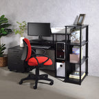 ACME 92764 Lyphre Computer Desk, Black Finish