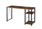 ACME 92765 Vadna Writing Desk, Weathered Oak & Black Finish