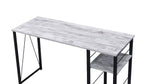 ACME 92767 Vadna Writing Desk, Antique White & Black Finish  1