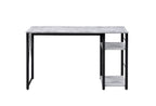 ACME 92767 Vadna Writing Desk, Antique White & Black Finish  2