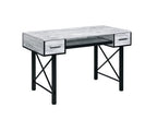 ACME 92797 Settea Computer Desk, Antique White & Black Finish