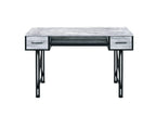 ACME 92797 Settea Computer Desk, Antique White & Black Finish