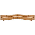 Modway EEI-4797 Mingle 7-Piece Vegan Leather Sectional Sofa