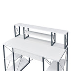 ACME 92879 Amiel Music Recording Studio Desk, White & Black