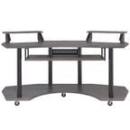 ACME 92890 Eleazar Music Recording Studio Desk, Black Oak
