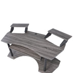 ACME 92890 Eleazar Music Recording Studio Desk, Black Oak