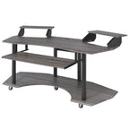 ACME 92890 Eleazar Music Recording Studio Desk, Black Oak