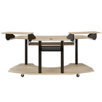 ACME 92892 Eleazar Music Recording Studio Desk, Natural Oak