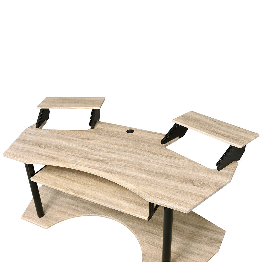 ACME 92892 Eleazar Music Recording Studio Desk, Natural Oak