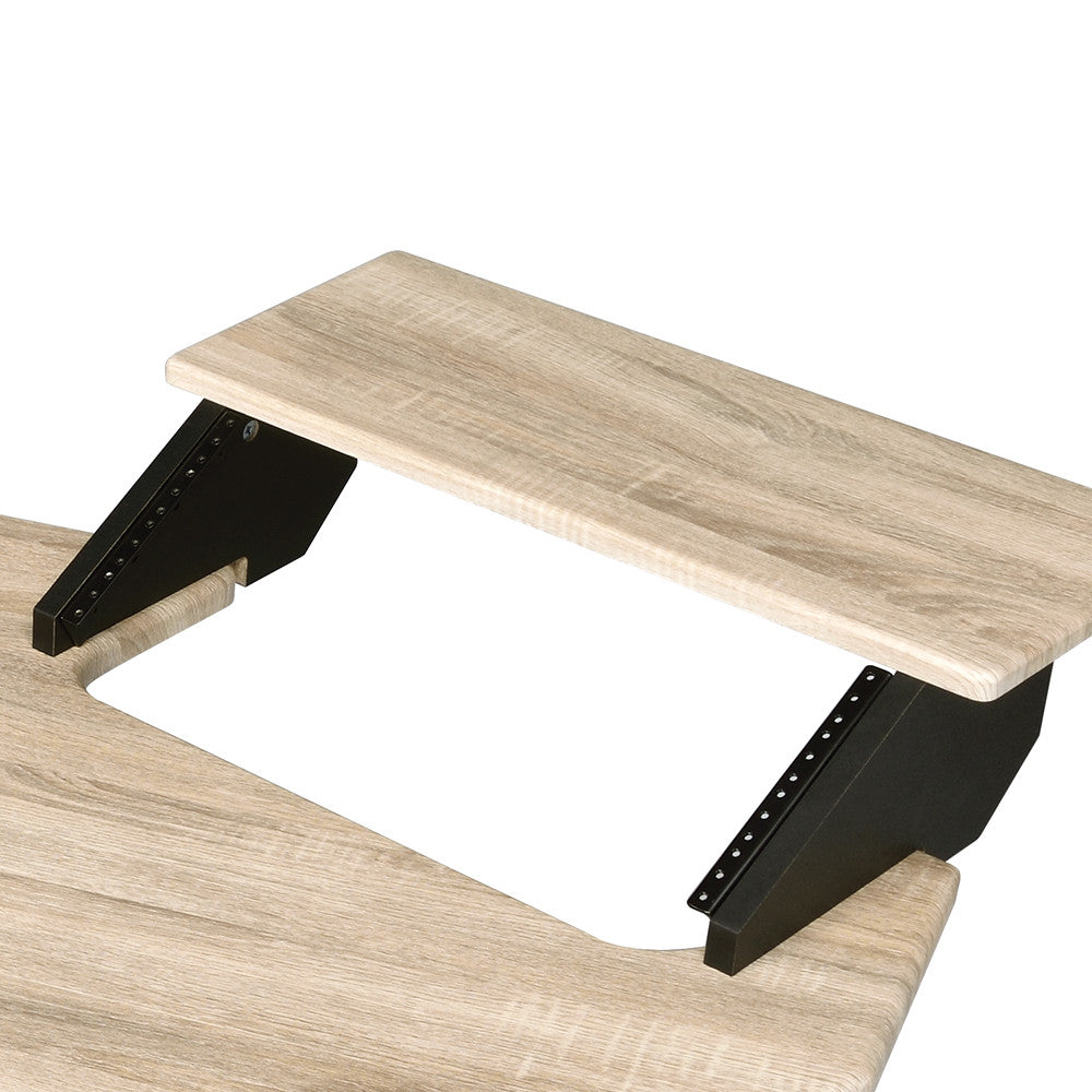 ACME 92892 Eleazar Music Recording Studio Desk, Natural Oak