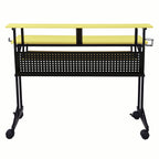ACME 92904 Suitor Music Recording Studio Desk, Yellow & Black