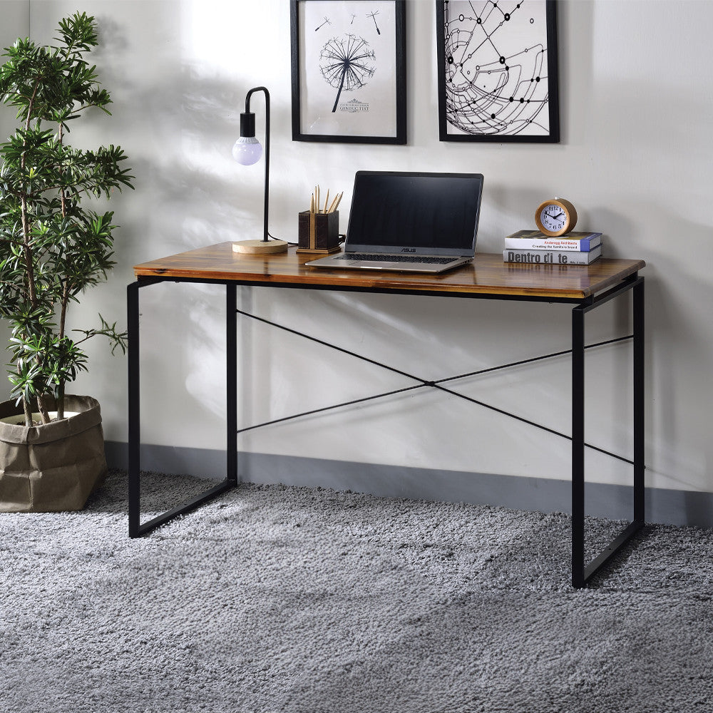 ACME 92910 Jurgen Desk, Oak & Black