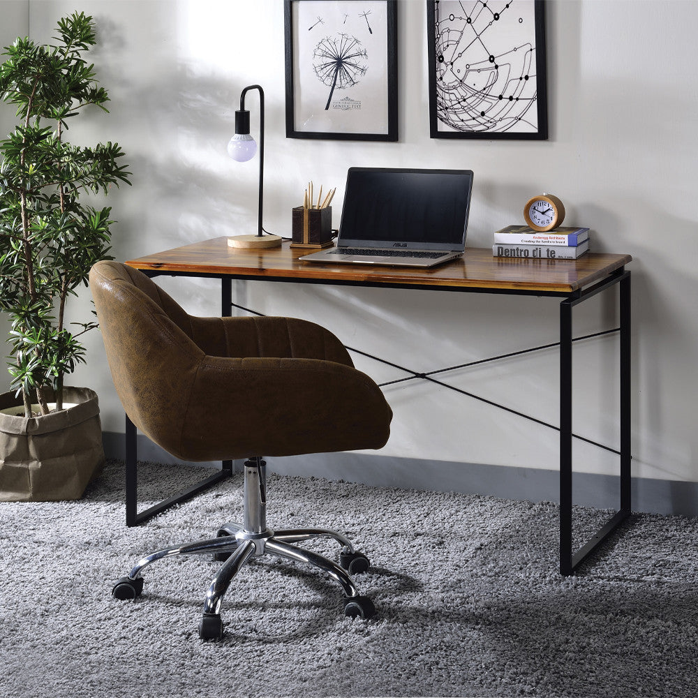 ACME 92910 Jurgen Desk, Oak & Black