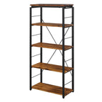 ACME 92912 Jurgen Bookshelf, Oak & Black
