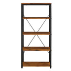ACME 92912 Jurgen Bookshelf, Oak & Black