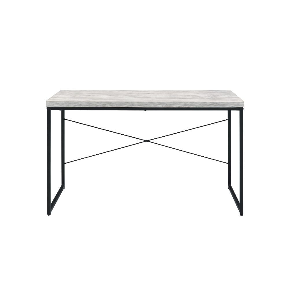 ACME 92915 Jurgen Desk, Antique White & Black